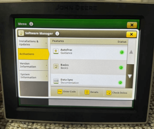 Fully tested 4240 Gen4 display with AutoTrac unlock – ready for install