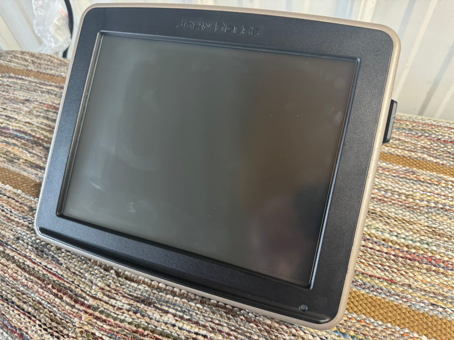 John Deere 2630 GreenStar display front view with AutoTrac and Section Control