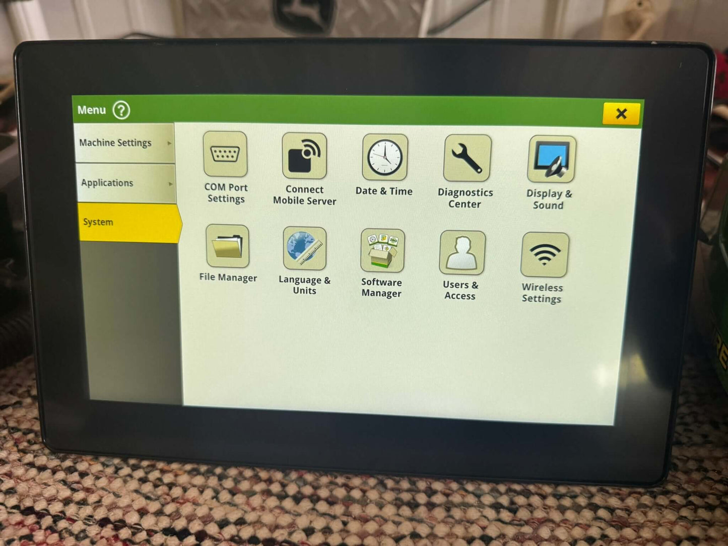 Used G5 display with permanent AutoTrac activation, tested and field-ready