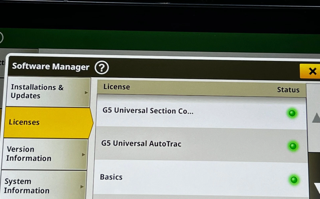 G5 Plus Universal Display - AutoTrac and Section Control