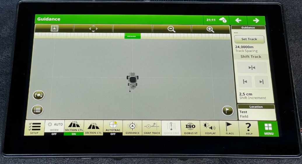 G5 Plus Universal Display - AutoTrac and Section Control