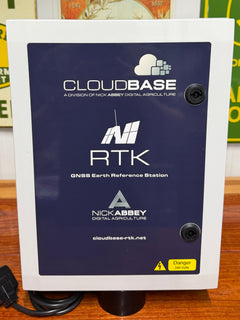 CloudBase Cellular RTK base station — serial label