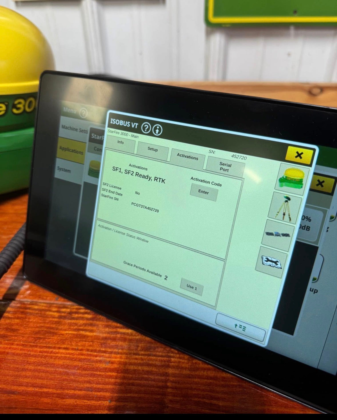 StarFire 3000 Receiver - SF2 / RTK Ready / 450 Radio