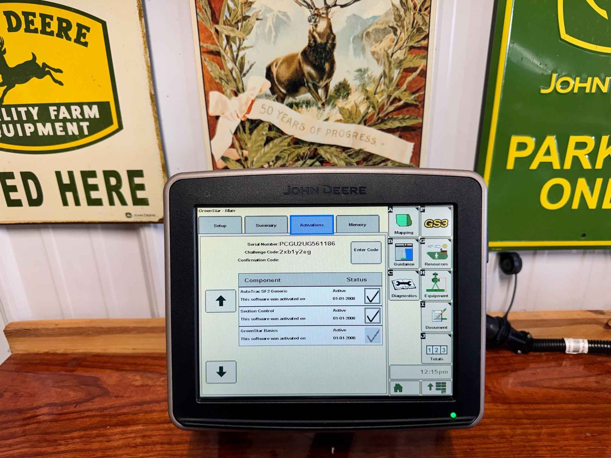 GreenStar3 2630 Display - AutoTrac / Section Control