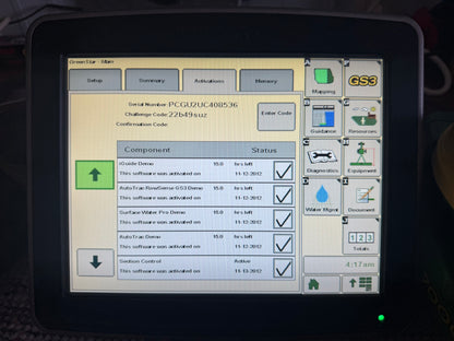 John Deere 2630 GreenStar display with Section Control