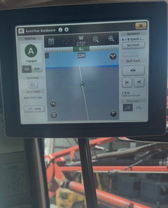 Reichhardt GREEN FIT AutoTrac kit for Case IH and New Holland — serial label