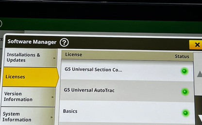 G5 Plus Universal Display - AutoTrac and Section Control